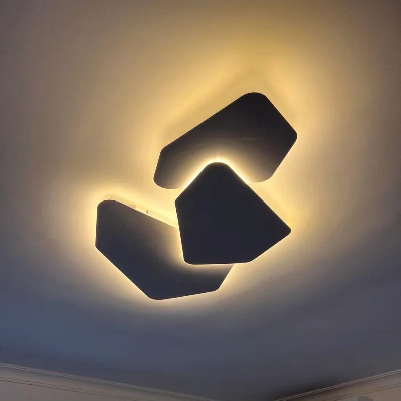 Nordic Modern Geometric Ceiling Lamp Living Room Bedroom Dining Room Kitchen Dining Room Study Decor Lighting Led Light Indoor