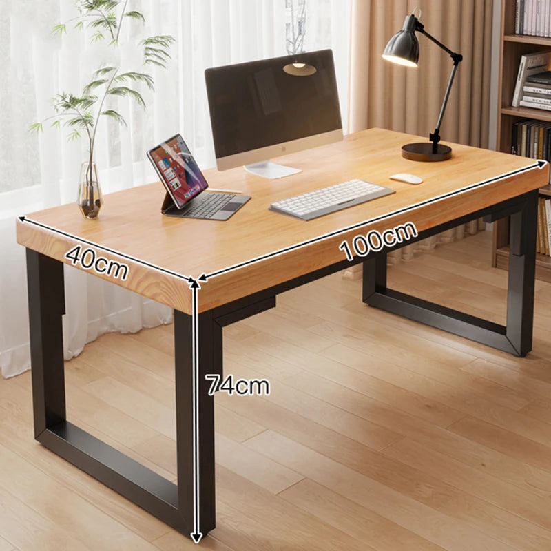 Modern Reception Computer Desks Study Vanity Workflow Work Computer Desks Kids Wooden Table Ordinateur Office Desk Furniture