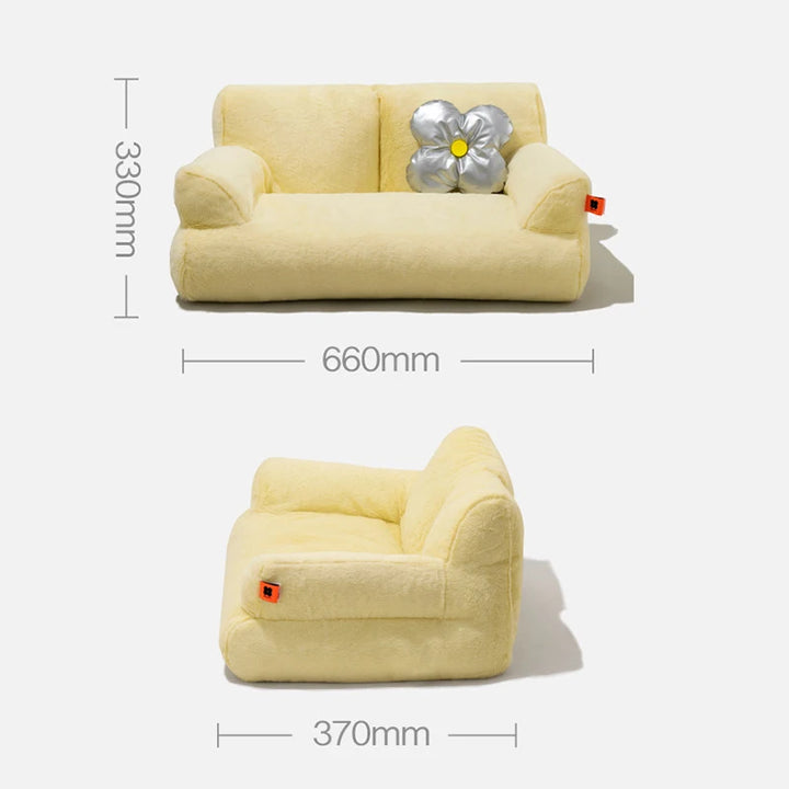 Luxury Fluffy Super Soft Kitten House Cat Nest Pet Items Articles Bed Sofa Furniture Lounger Dogs Cats Basket House