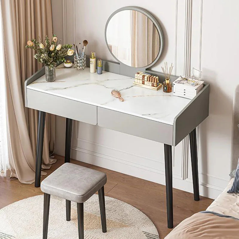 Led Mirrors Lacquer Dressing Table Drawer Lighting Dressing Dressing Table Makeup Living Room Dressers Kaptafel Home Furniture