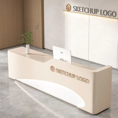 Modern Futuristic Reception Desks Service European Lectern Corner Checkout Reception Desks Club Escritorio Luxury Furniture