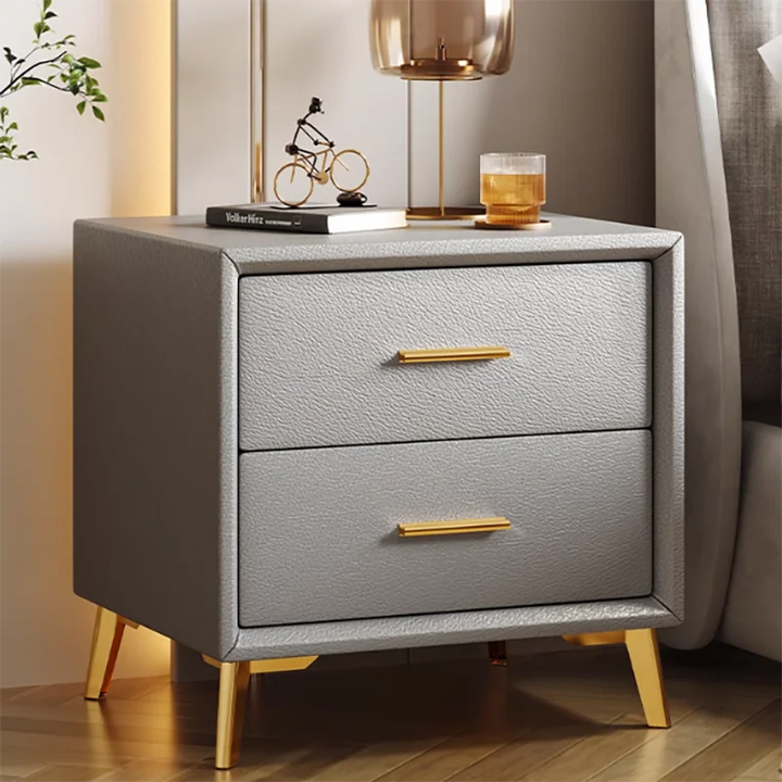 Storage Bedroom Night Table Modern Knobs Drawer Luxury Nightstands Nordic Metal Cheap Articulos Para El Hogar Hotel Furniture