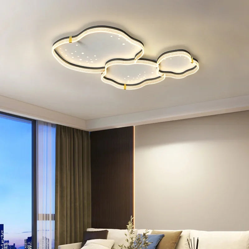 Modern LED Ceiling Lamp for Living Dining Room Children Bedroom Hall Luxury Chandelier Indoor Home Decor Lighting Fixture Luster