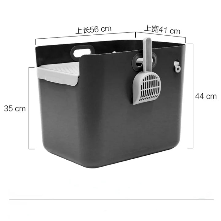 Enclosed Cat Litter Box Portable Large Easy Clean No Splash Pee Cats Toilet Matt Top Entry Banheiro Para Gatos Pet Accessories