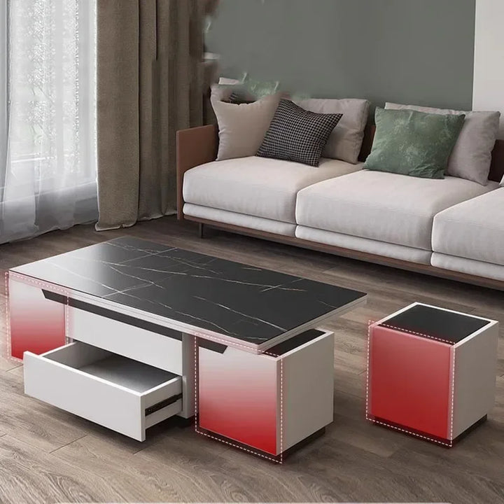 Organizer Modern Coffee Table Trau Sofa White Small Nordic Coffe Table Minimalist Apartamento Couchtisch Bedroom Furniture