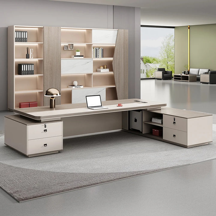 Luxury Monitor Office Desk Workbench Storage Standing Executive Office Desk Studio Escritorios De Oficina Office Furniture