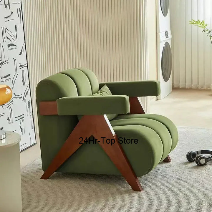 Elastic Arm Living Room Chair Balcony Office Bedroom Lounge Chair Portable Ergonomic Poltrone Da Salotto Home Furniture