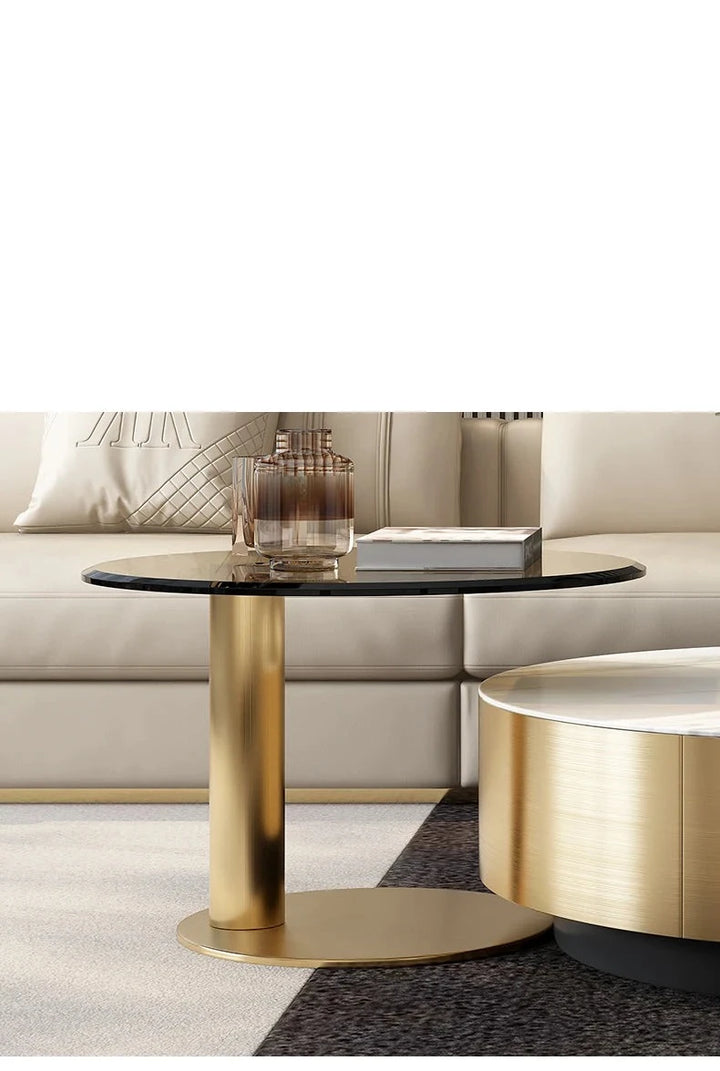 Luxe Round Center Floor Table Ensemble