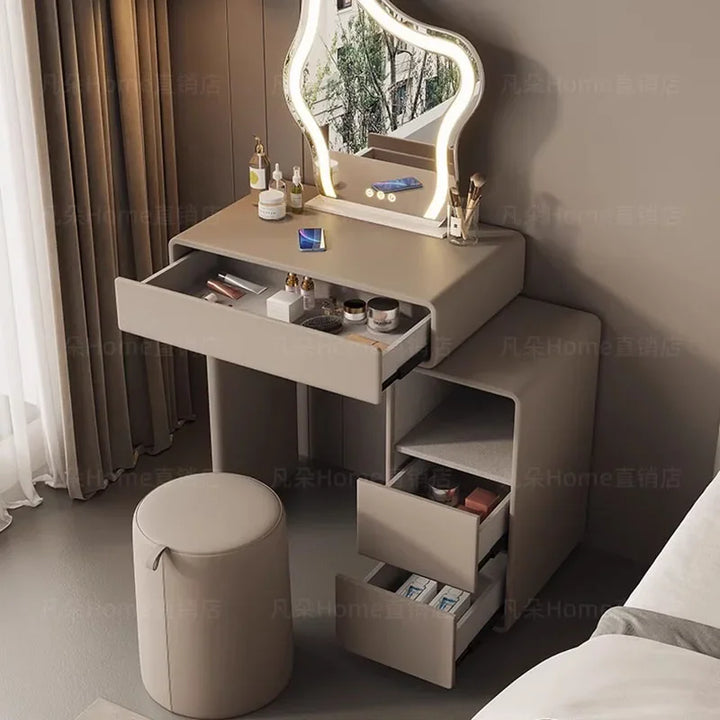 Cabinets Vanity Dressing Table Mobile Drawer Bedroom Wood Shelves Dressing Table Corner Meubles De Chambre Luxury Bedroom