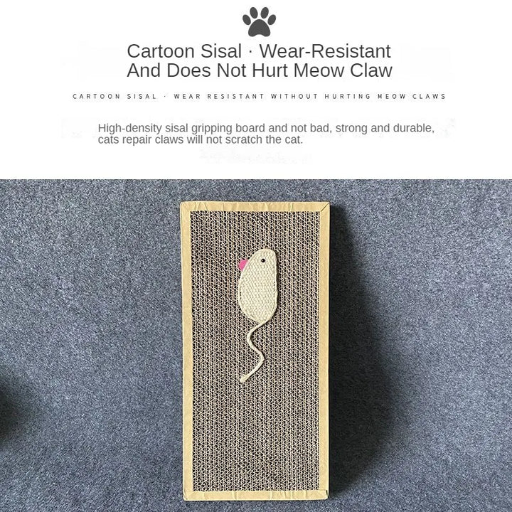 Pet Cat Scratching Board Cardboard Mat Scraper Toys for Cat Scratcher Corrugated Cardboard Grinding Claw Accessories Supplies