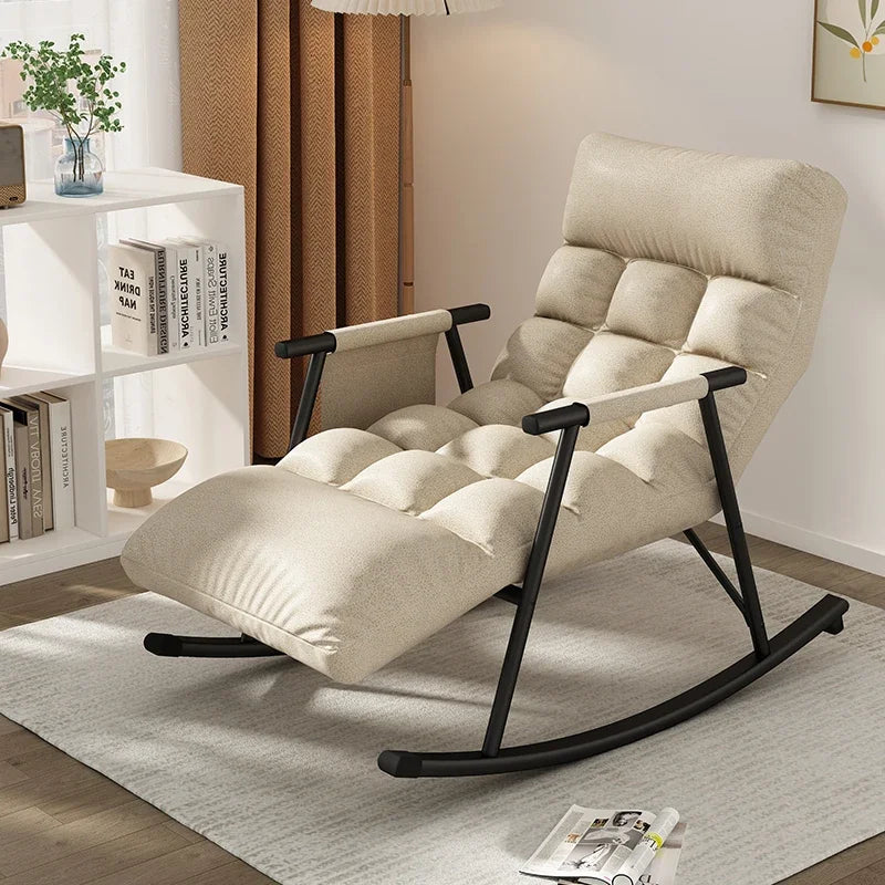 Armrest Office Queen Living Room Chairs Nordic Party Recliner Rocking Chairs Bedroom Comfy Woonkamer Stoelen Home Furniture