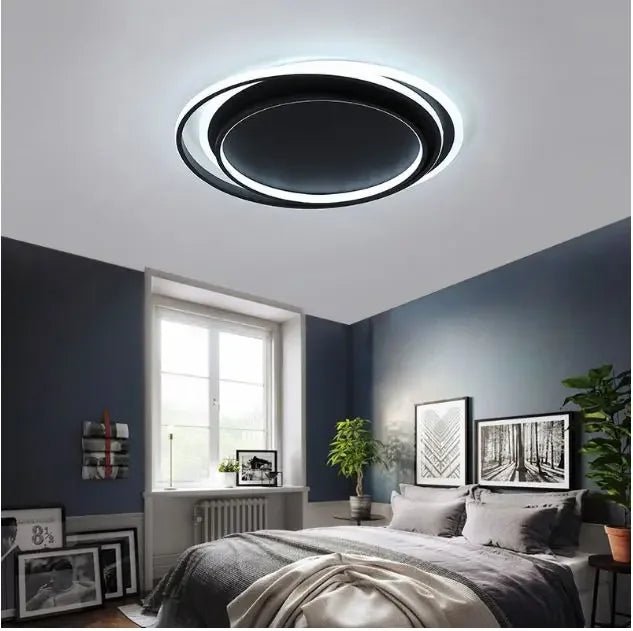 Nordic bedroom lamp ceiling lamp simple modern led creative personality study room lamp round room lamp