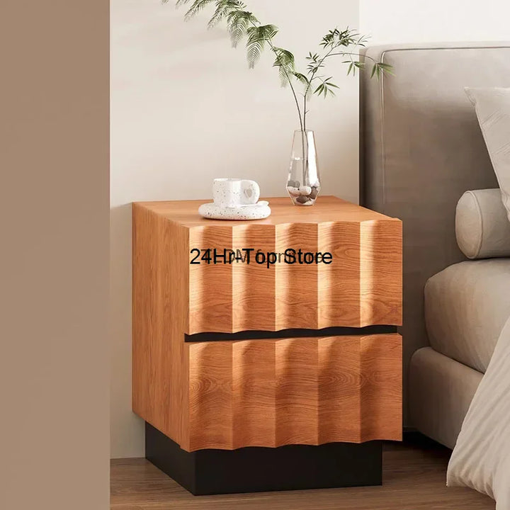 Sideboards Storage Bedside Table Bedroom Drawers Wood Organizer Unique Nightstand Comfortable Mesitas De Noche Salon Furniture