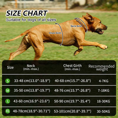 MASBRILL No Pull Dog Harness Pet Reflective Nylon Adjustable Medium Large Naughty Dog Vest Safety Vehicular Lead Walking Running
