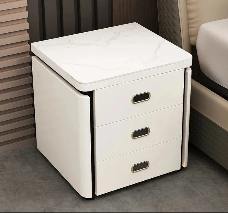 Morden Nightstand with Bluetooth and Wireless Charger