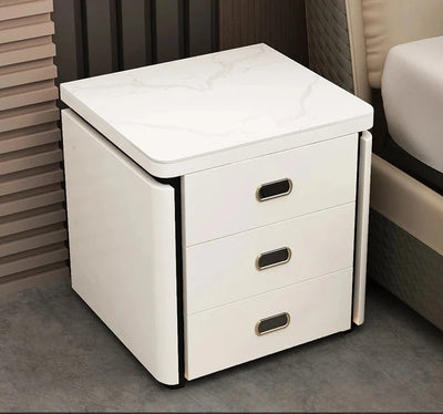 Morden Nightstand with Bluetooth and Wireless Charger