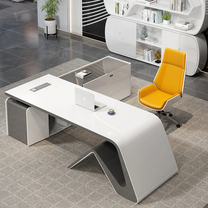 Work Standing White Desk Small Study Modern Computer Laptop Desk Office Writing Work Mesa Para Computador Nordic Furniture