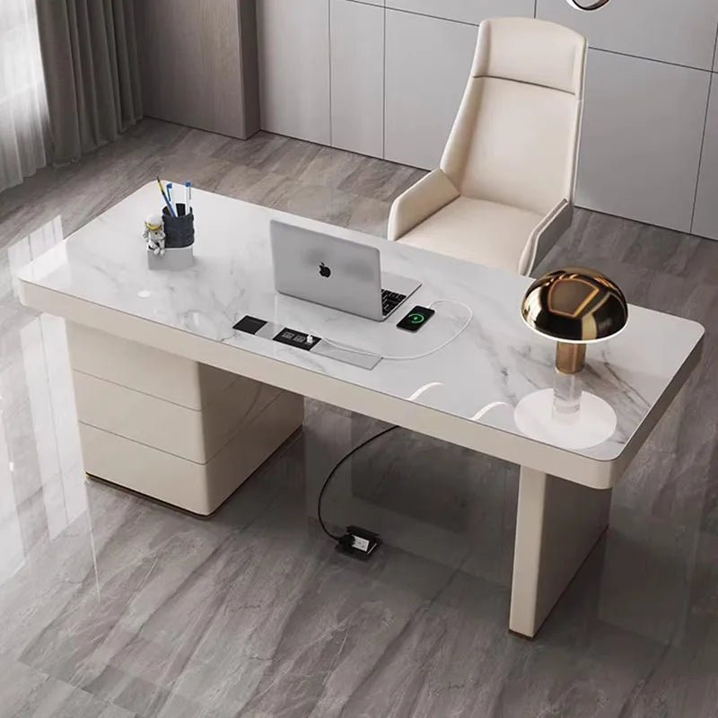 Office Computer Desk Table Gaming Meeting Manicure Study Table Nail Desktop Escritorios De Ordenador Media Console Furniture