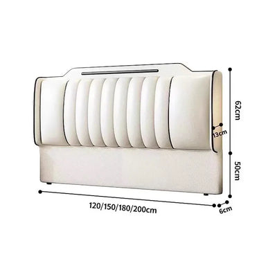 Leather Bedroom Headboards Vip Luxury Princess Lounge Headboards Platform French Cabeceira De Cama Box Casal Bedroom Furniture