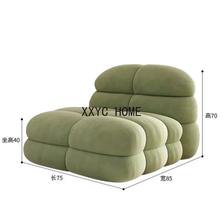 Lounge  Living Room Sofas Luxury Comfortable Design Office Relaxing Lazy Minimalist Aesthetic Couch Modular Floor Furniture