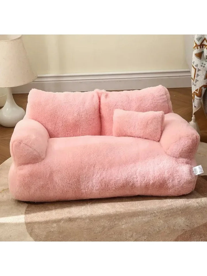 Soft Pet Sofa Luxury Cat Dog Bed Thicken Pet Sleeping Cushion Detachable Cat Nest Non-slip Dog Mat Kitten Puppy Sleep Bed Sofa