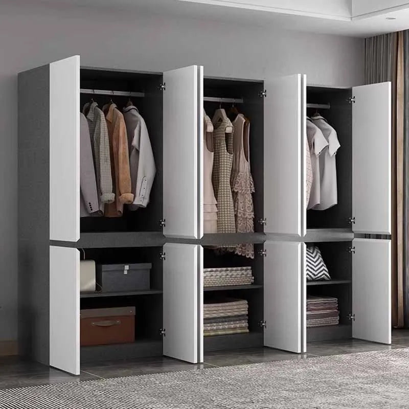 Modern Luxury Wardrobe Storage Rack Black Display Wooden Wardrobes Organizer Apartment Wohnzimmer Sofas Nordic Furniture Bedroom