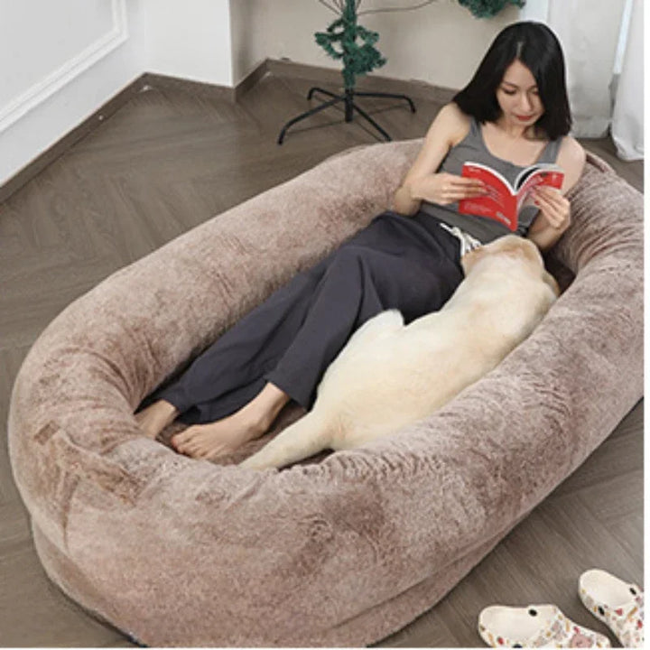 Lazy sofa man pet interactive furniture big dog bed detachable and washable kennel dog sofa for sleeping leisure bed