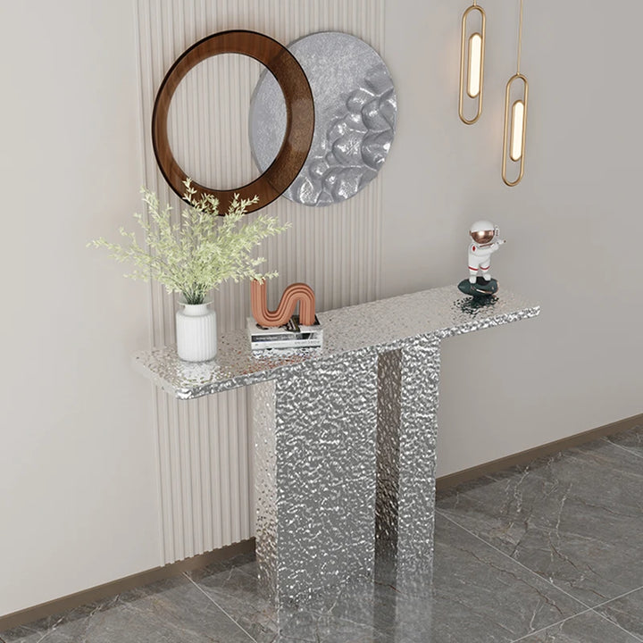 Nordic Corner Living Room Table Silver Console Classic Vertical Garden Table Nordic Mini Tisch Wohnzimer Hallway Furniture