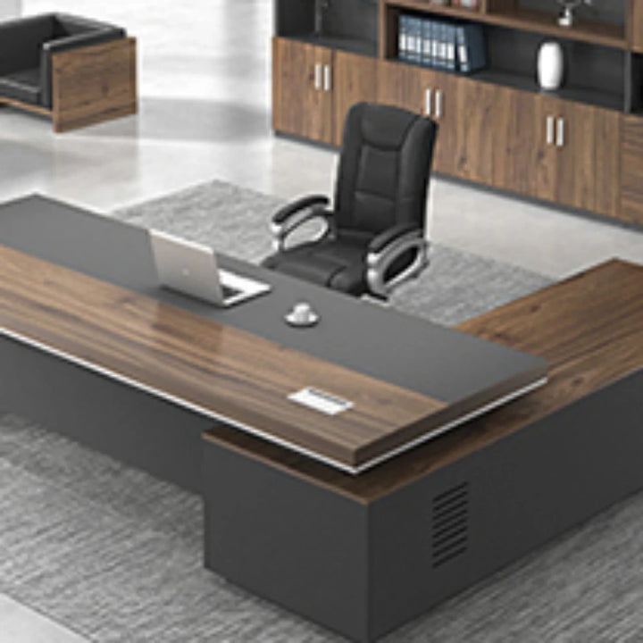 L Shape European Office Desks Art European Accessories Shelf Sitting Computer Desks Floor Writing Calisma Masasi Home Furniture