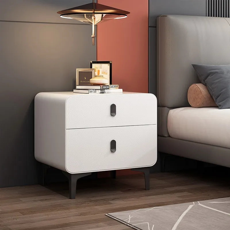 Dresser Bedside Table Bedroom Makeup Nordic White Night Table Modern Desk Cabinet Storage Table Chevet Furniture Living Room