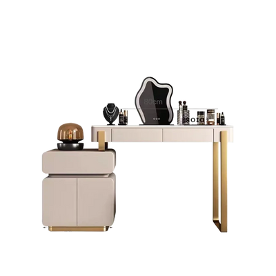 Modern Vanity Table Wood Nordic Teenager Italian Extendable Dividers Design Drawer Dressers Large Kaptafel Bedroom Furniture