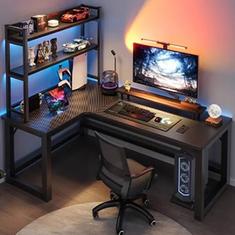 Standing Setup Office Desk Corner Storage Bookshelf Living Room Art Computer Desks European Legs Mesa De Computador Furniture