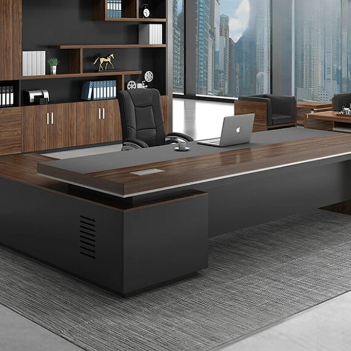 L Shape European Office Desks Art European Accessories Shelf Sitting Computer Desks Floor Writing Calisma Masasi Home Furniture