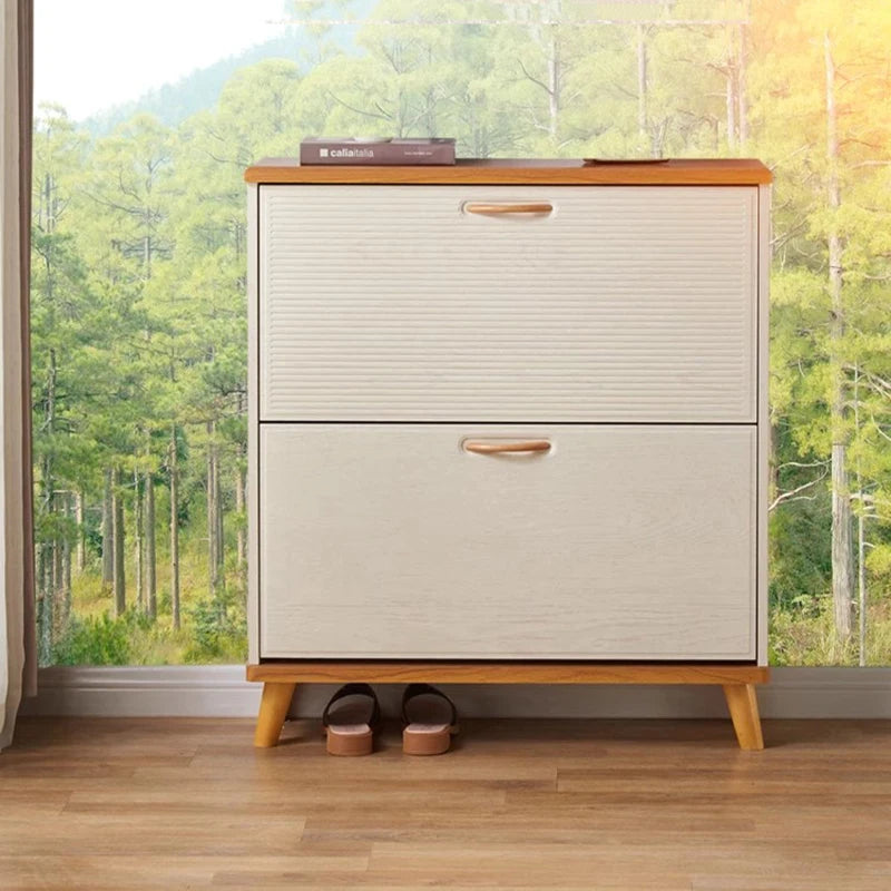 Wooden Organizer Shoe Rack Narrow Cabinet Portable Shoe Rack Relaxing Nordic Interior Muebles Para El Hogar Maderaa Furniture