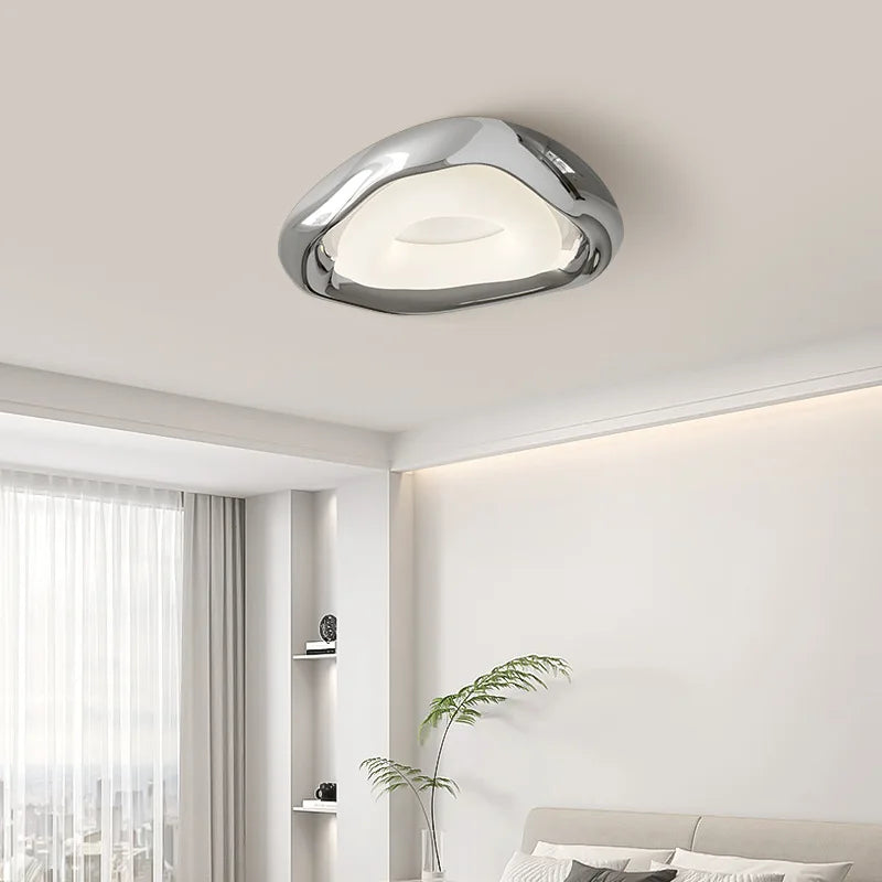 Silver ceiling light LED40W full spectrum eye protection study bedroom light Corridor apartment creative lighting