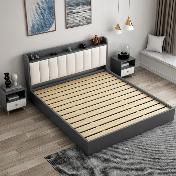 Bedroom Double Bed Modern Single King Size Luxury Full Girls Bed Design Sex Frame Princess Sleeping Platform Cama Home Furniture