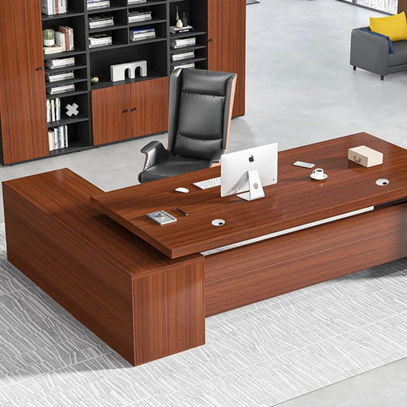 Simplicity Modern Office Desks Combination Manager President Single Person Office Desks Boss Escritorios Work Furniture QF50OD