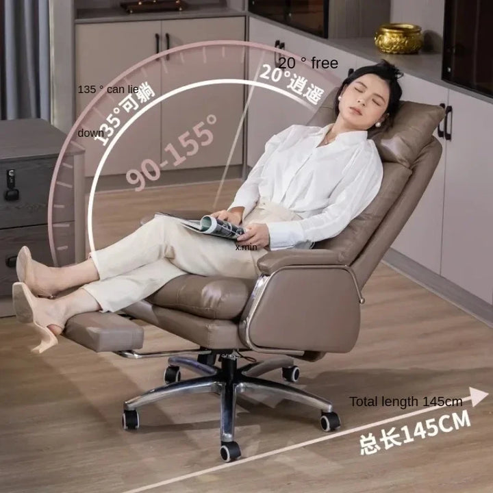 Massage Reclining Office Chairs Arm Ergonomic Comfy Swivel Office Chairs Gamer Comfortable Sillas Para Escritorios Furniture