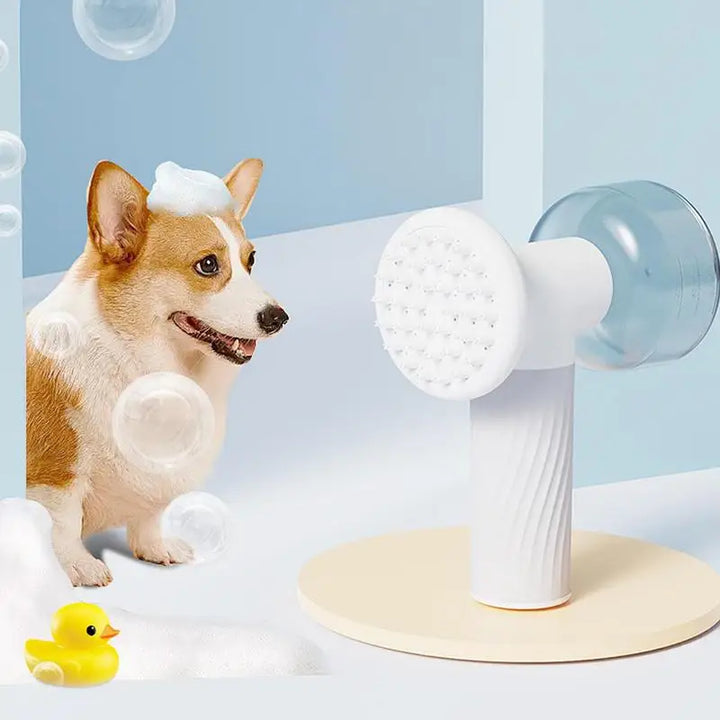 Auto-Foaming Dog Bath Brush Pet beauty shower massage brush Pet Cat Cleaning Brush Soothing Massage Tool Pet Accessories