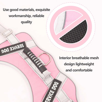 1pc Letter Graphic Reflective  Pet Harness,  For Dog For Outdoor