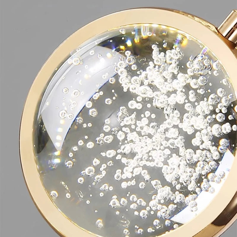 Modern Stair chandelier Nordic light luxury simple Ceiling lamps hanging light led chandeliers for the living room indoor light