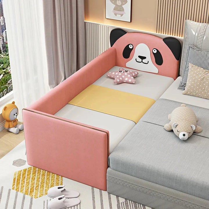 Barrier Stairs Children Beds Single Safety Bedrooms Wooden Kids Bed Mattresses Toddler Luxury Lit Cabane Enfant Home Furniture