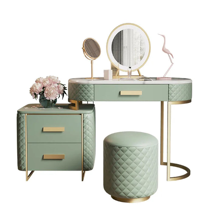 Girls Storage Dressing Table Luxury Nordic Drawer Makeup Dressing Table Desk Home Coiffeuse De Chambre Furniture Decoration