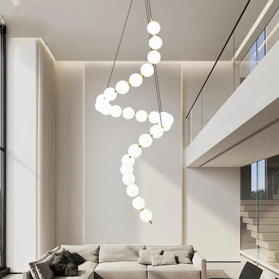 Nordic home decoration, stair chandelier, living room and dining room Pendant lights, ceiling light, indoor lighting