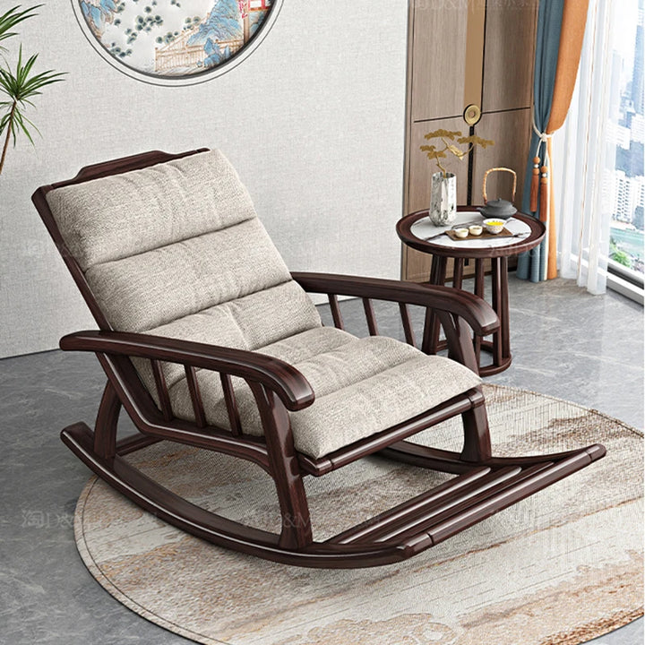 Arm Gaming Living Room Chairs Rocking Recliner Office Individual Lazy Modern Chair Designer Solid Wood Poltrona Home Furniture