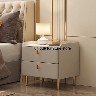 White Bedroom Night Table Nordic Minimalist Trendy Luxury Nightstands Plastic Drawer Articulos Para El Hogar Hotel Furniture