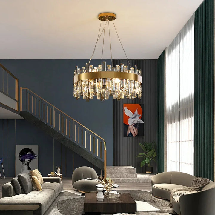 Modern Crystal Chandelier Bedroom Ceiling Chandelier Living Room Light Dining Room Ceiling Lamp Kitchen LED Pendant Light