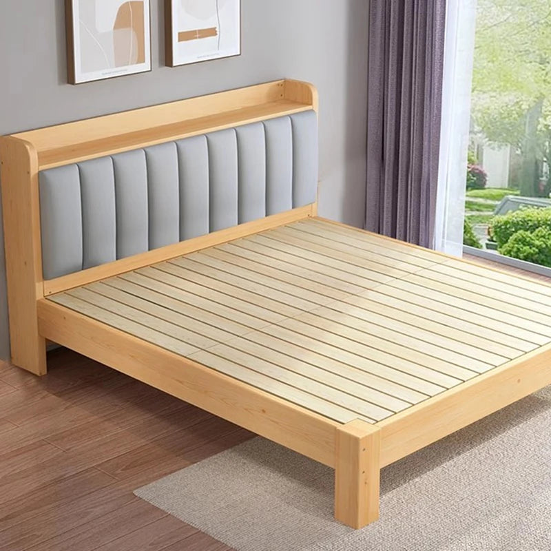 Wooden Full Bed Modern Double Frame Bedroom Beauty Bed Safe Sex Princess Sleeping Platform Camas De Dormitorio Hotel Furniture