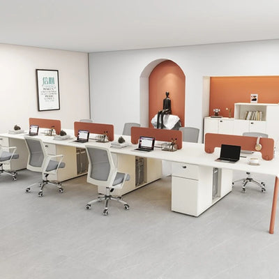 Computer Study Office Desk Work Writing Modern Office Desk Meeting Reception Executive Bureau Escritorio Office Furniture MZ50OC