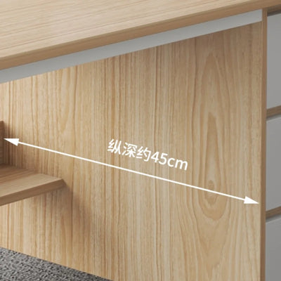 Single Commercial Office Desks Boss Employee Write Workbench Office Desks Computer Drawers Escritorios Work Furniture QF50OD